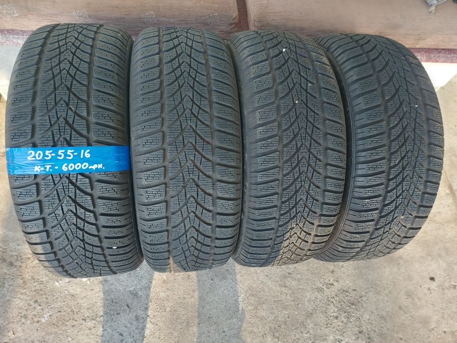 205/55 R16 Dunlop комплект зимових шин 4шт