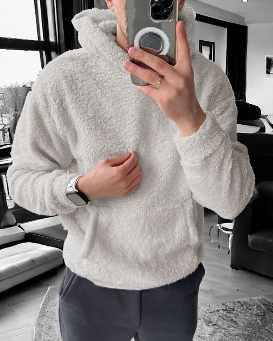 Худі з плюшевого матеріалу