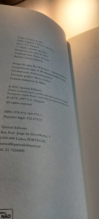 A Curva do Rio - VS Naipaul