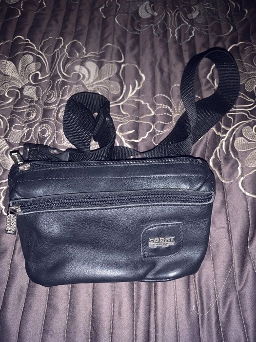 Кожаная бананка. Торг!!!