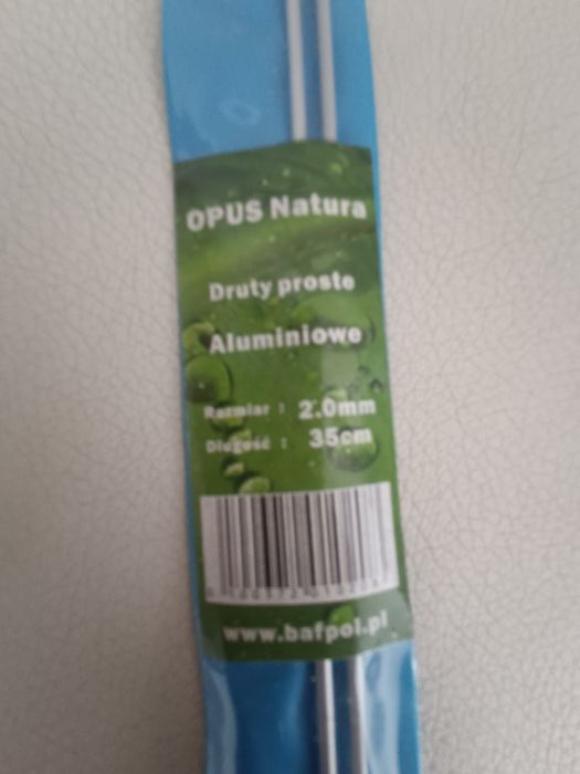 Druty proste aluminiowe 2.0