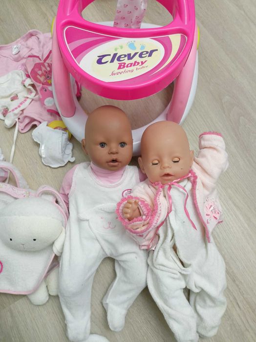 Zestaw lalek Baby Born  chodzik akcesoria