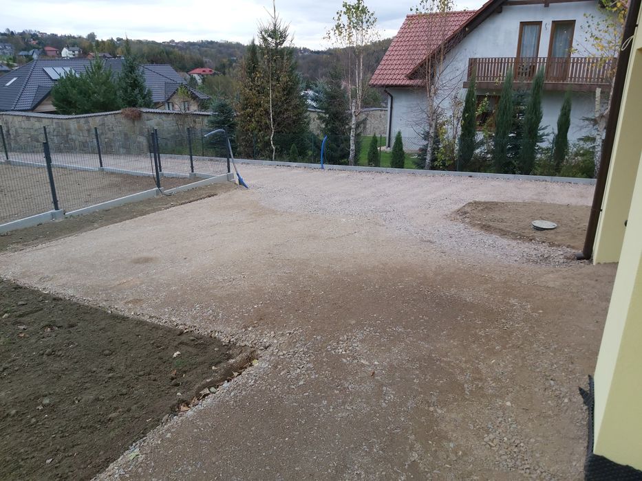 Budowy dróg  parkingów,  utwardzenie terenu