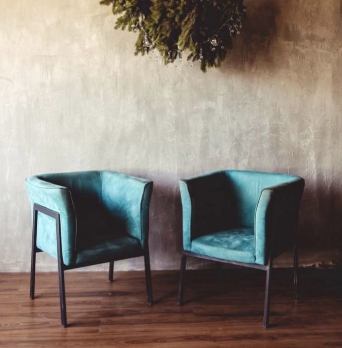 Крісла  в силі лофт бархатисті