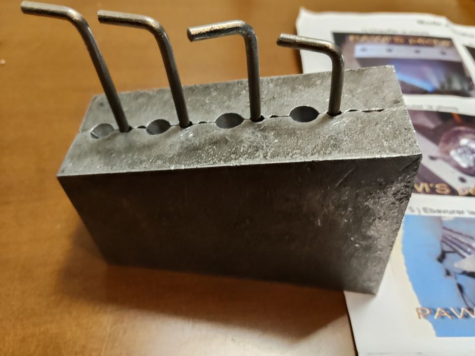 Antigo molde para chumbeiras de pesca