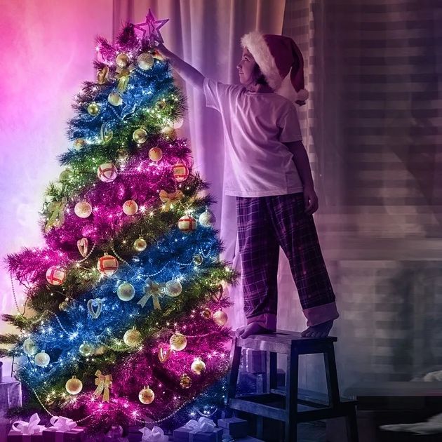Світлодіодна розумна гірлянда Smart Роса RGB 100 LED з Bluetooth