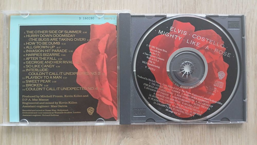 Płyta CD Elvis Costello "Mighty like a rose"