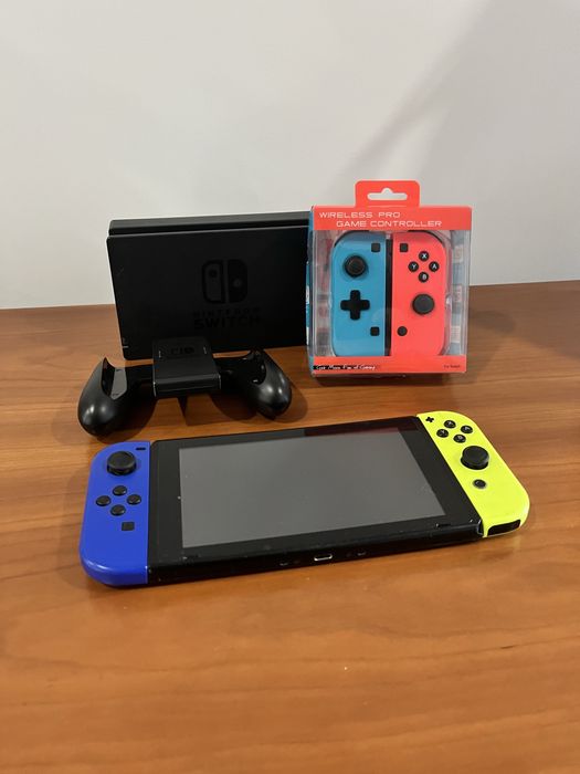 Nintendo Switch com acessorios