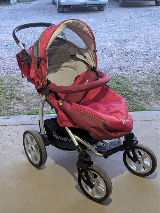 Дитяча коляска 2 в 1 X-lander X-pulse (Berry Red) - Гарний стан