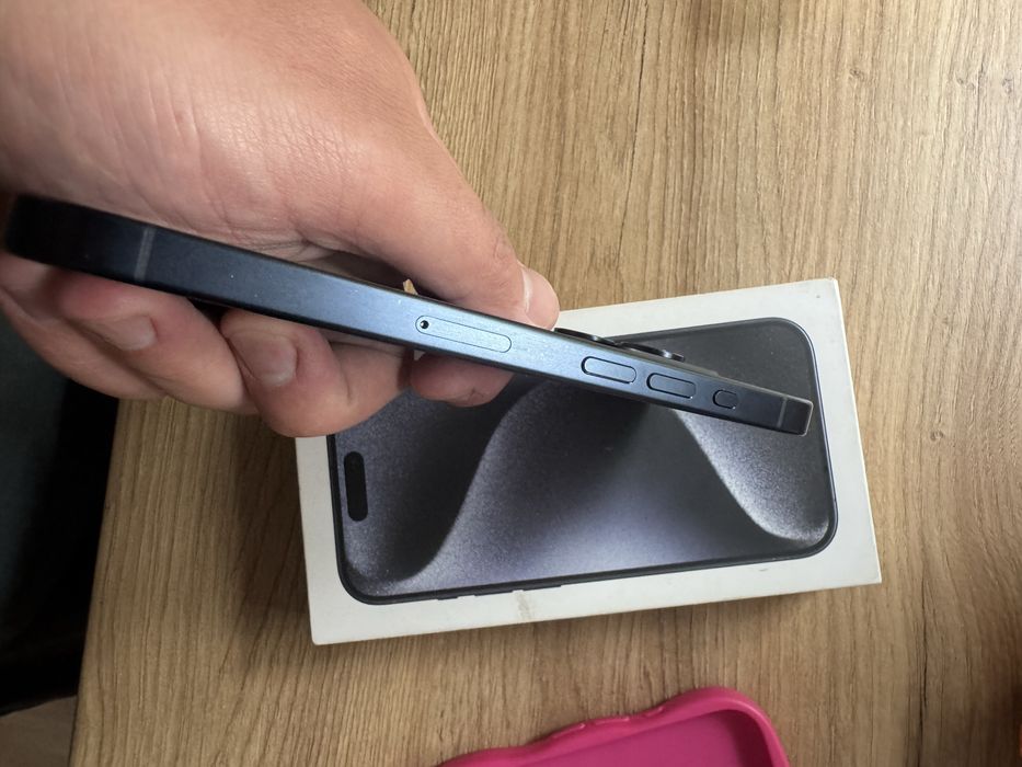 Iphone 15 pro max 256gb Blue Titanium stan bdb