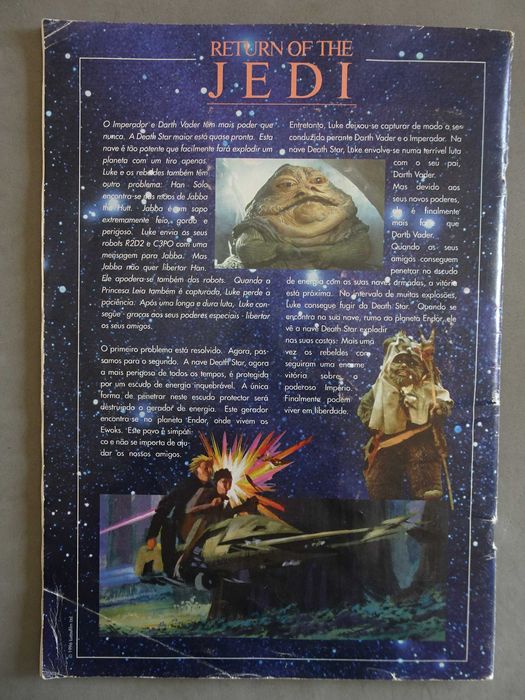 Caderneta de cromos Matutano Edição Trilogia Guerra Estrelas (Faltam 3