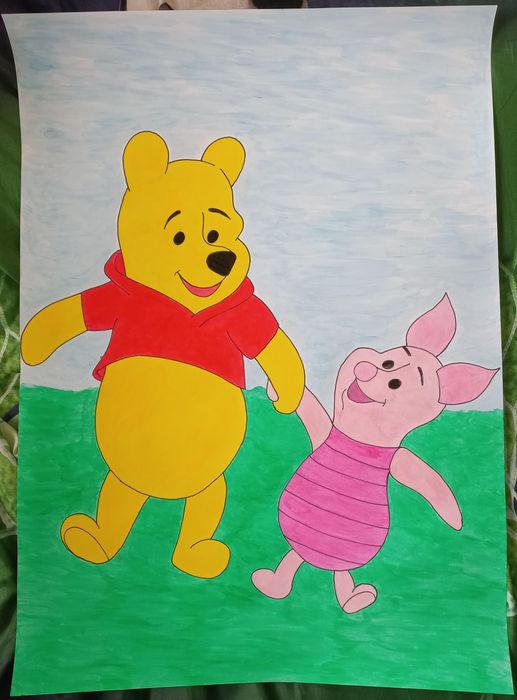 Namaluje obraz plakat postacie z bajek