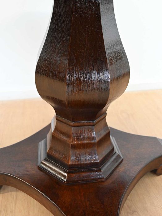 stolik okrągły 100cm toczona noga 120904