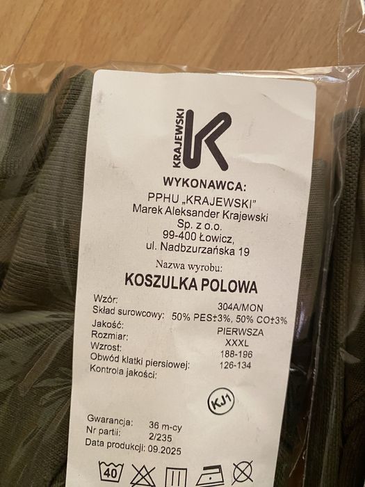 Koszulka polowa 304A XXXL