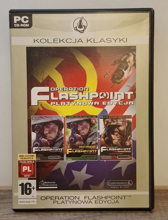 Gra PC Operacja Flashpoint platynowa kolekcja super stan