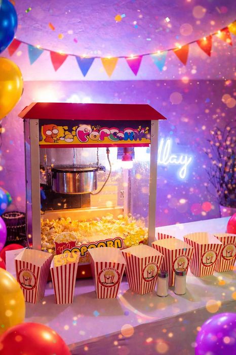 Dmuchaniec , Wata Cukrowa, Popcorn ,Piana party ,Zamek dmuchany na urodziny