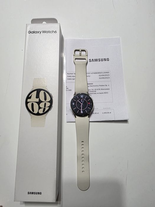 Smartwatch Samsung Galaxy Watch 6 40mm Gold złoty GW 09/2025