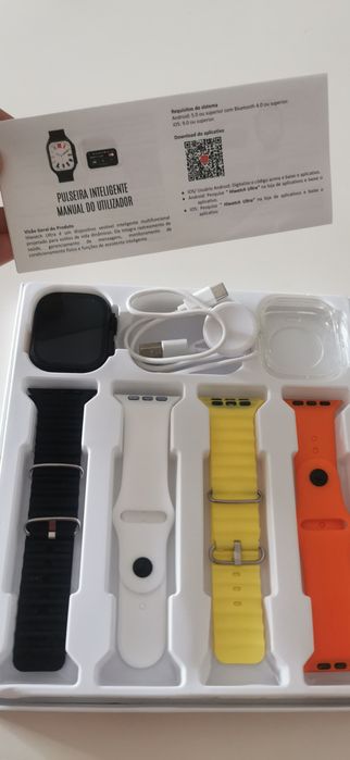 Smartwatch com pulseiras