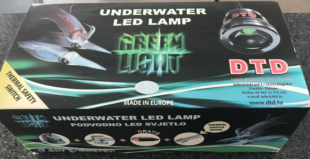 Underwater Led Lamp DTD green light