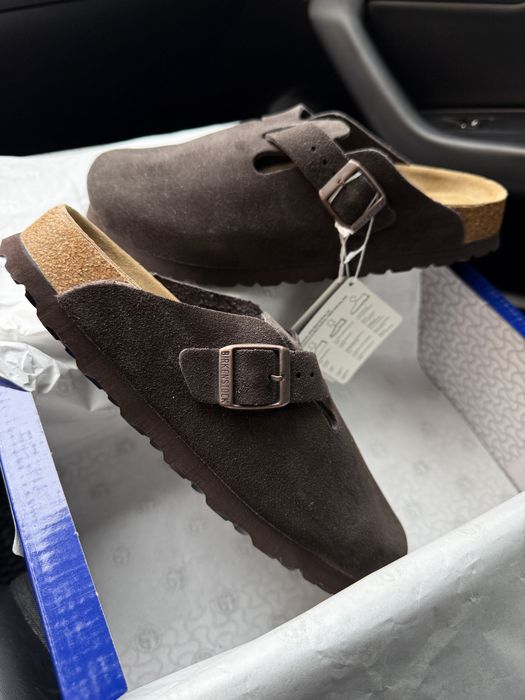 Шльопанці із колекції Birkenstock boston біркеншток, клоги, сабо.