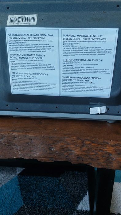 Kuchenka mikrofalowa Amica uszkodzona