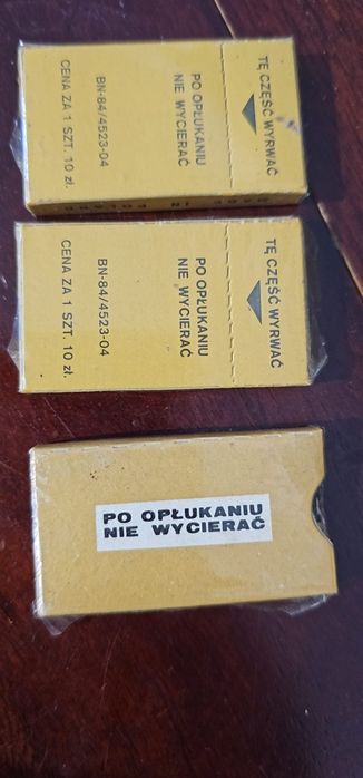 Żyletki Polsilver PRL nowe