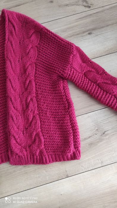 Damski sweter narzutka rozmiar S