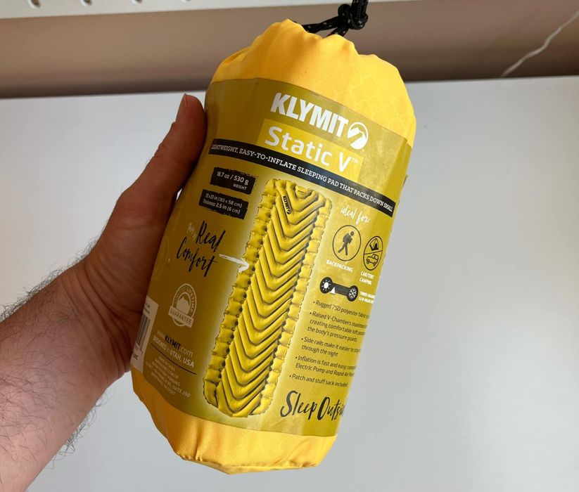 Туристичний надувний каремат Klymit Static V (новий клапан) США