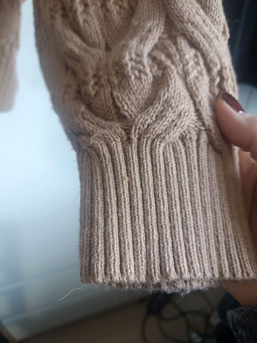 Brązowy jasny półgolf shein