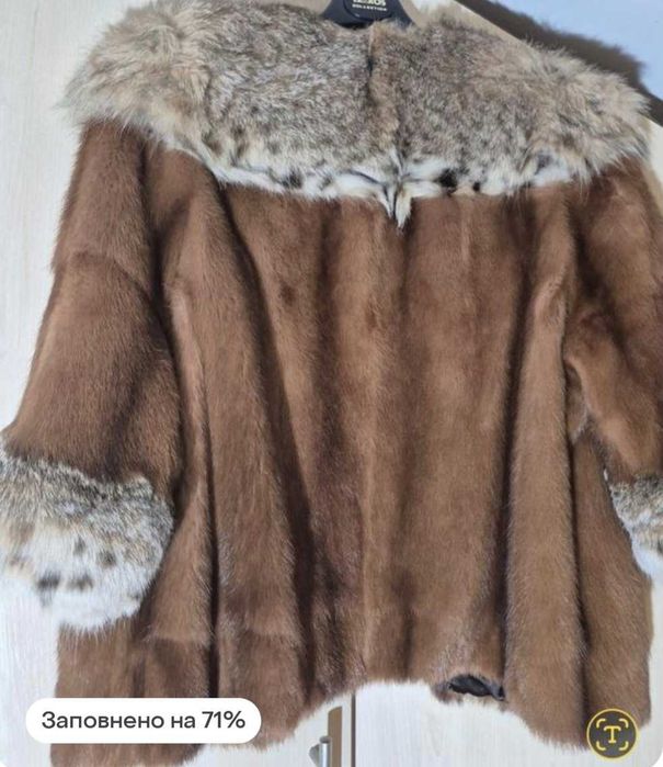 Фірмова норкова шуба новий стан