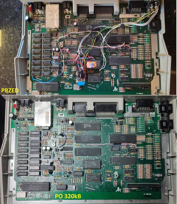 Atari XL/XE/XEGS, Amiga, Spectrum, Amstrad recap, naprawa, modyfikacje