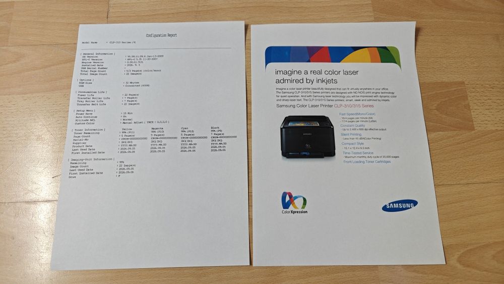Kolorowa drukarka laserowa Samsung CLP 315