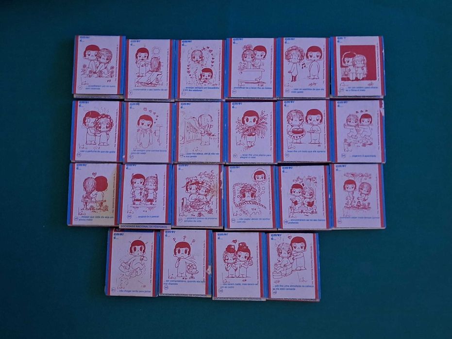22 Carteiras de Fósforos, 1970, O Amor é... para coleção