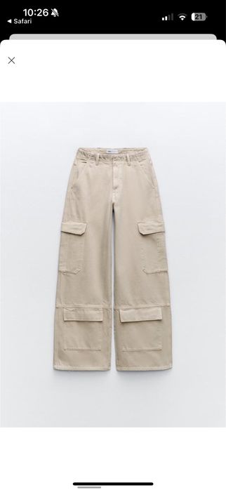 Джинси карго Zara xs eur 32