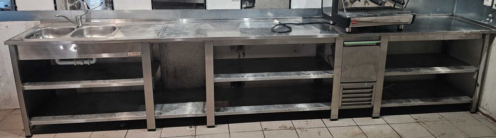 2 Bancadas de café inox