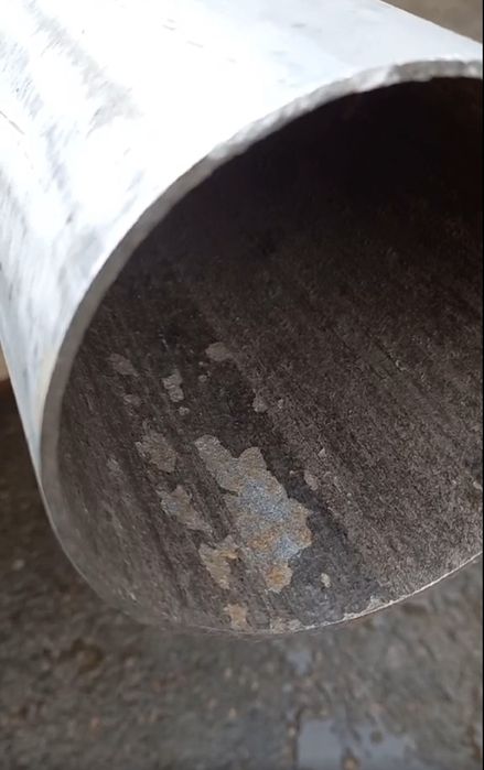 Труба алюминиевая дюралевая диаметр 110 длина 2м + 50 длина 2,16м