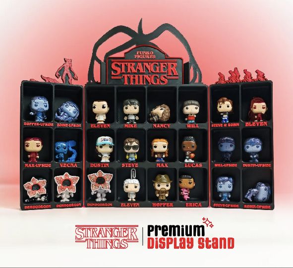 Стенд для Funko Pop STRANGER THINGS Вітрина для фігурок Дивні Дива