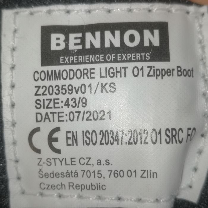 Берци шкіряні Bennon Commodore light