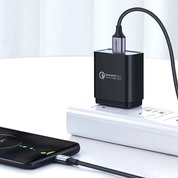 Ugreen kabel przewód USB - micro USB 1m szary (60146)