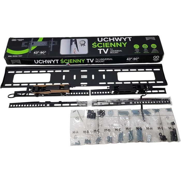 Uchwyt TV Viggo WML-10050-TEXT 43-90 Cali Uchylny 75KG