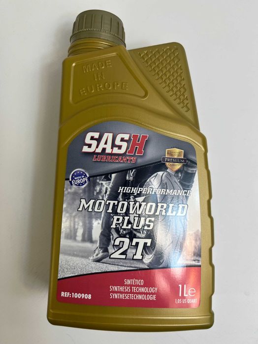 Масло моторное SASH MOTOWORLD PLUS 2T  1 литр