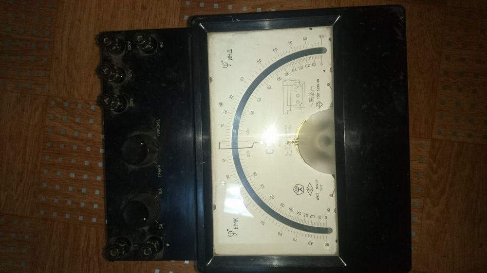 Фазометр Д578 СССР cos/f