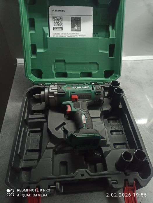 Nowy klucz udarowy parkside 20v