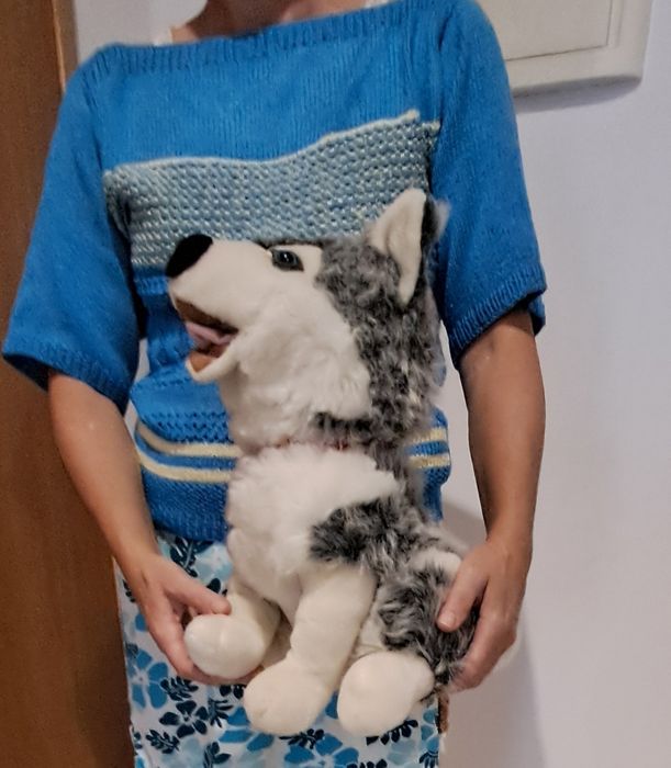 Cão de peluche da "Serra da Estrela"