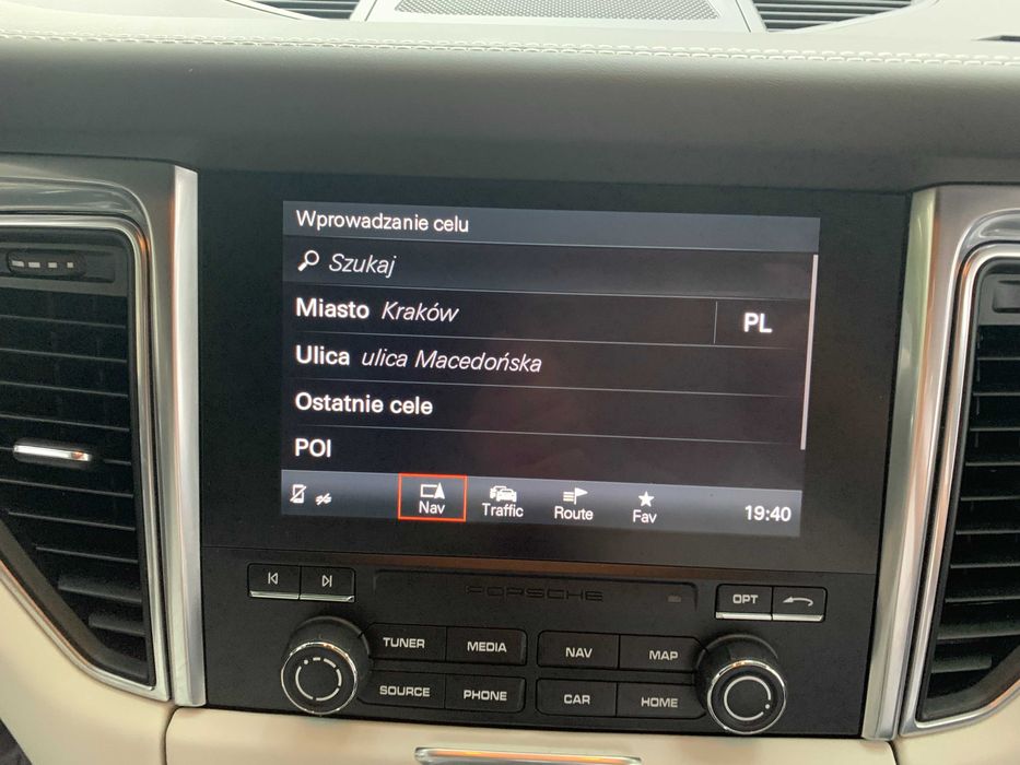 PORSCHE Polskie Menu Mapa Nawigacja USA/EUROPA Carplay Android Auto