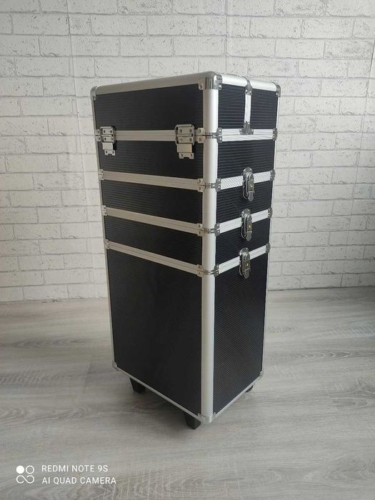 HIT Duża walizka PREMIUM XXL kuferek na kosmetyki dla makijażystki