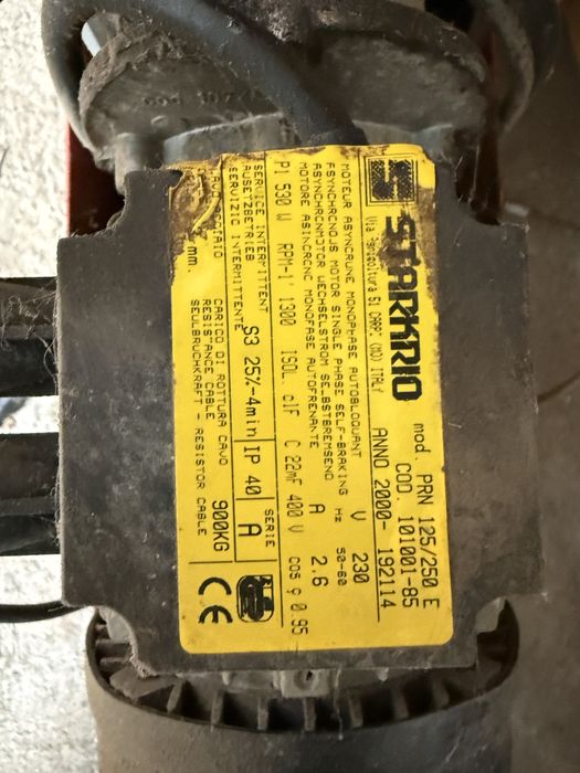 Guincho electrico starkrio prn 125/250