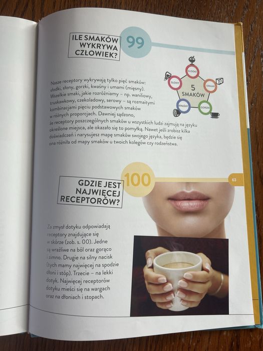 Książka dla dzieci 100 faktow. Ciało czlowieka