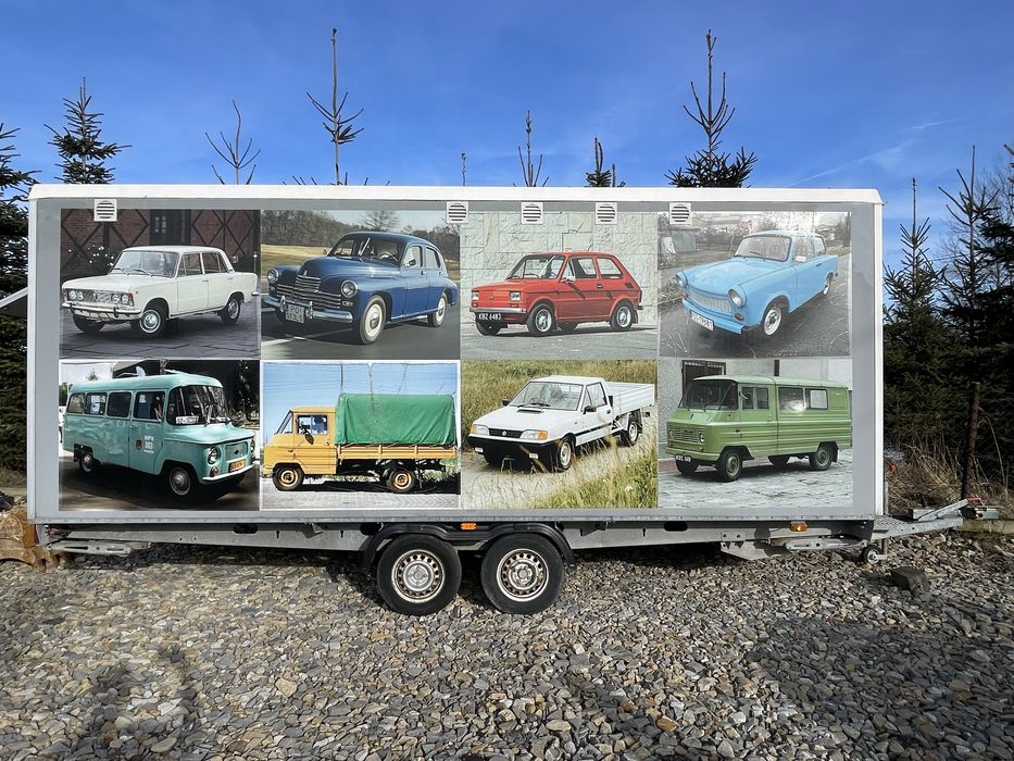 Przyczepa socjalna mobilna scanvogn kamping kontener