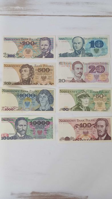Stare pieniądze banknoty